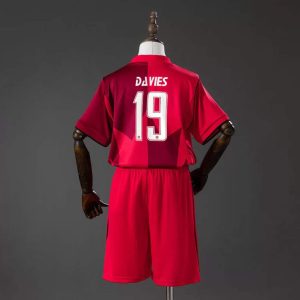 Canada VM 2026 Landslagsdrakt Hjemmedrakt Barn Alphonso Davies 19 Fotballdraktsett