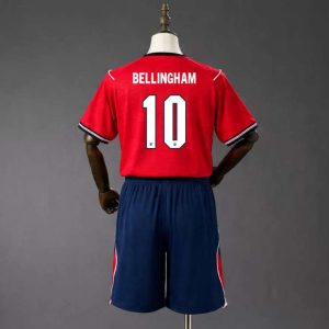 England VM 2026 Bortedrakt Barn Jude Bellingham 10 Fotballdraktsett