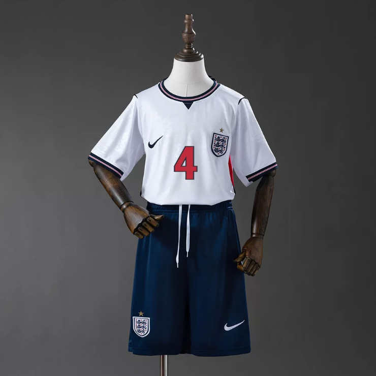 England VM 2026 Hjemmedrakt Barn Declan Rice 4 Fotballdraktsett