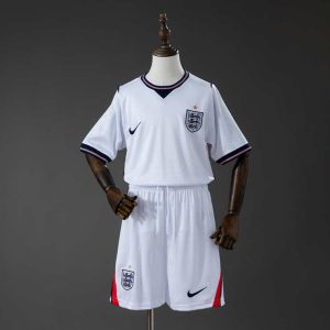 England VM 2026 Hjemmedrakt Barn Kortermet Fotballdraktsett