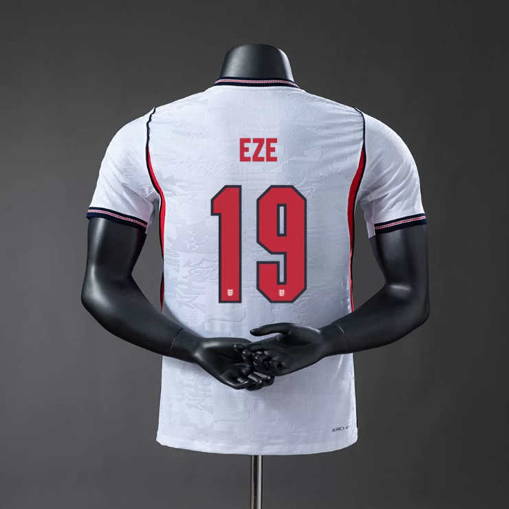 England VM 2026 Hjemmedrakt Eberechi Eze 19 Fotballdrakt Herre