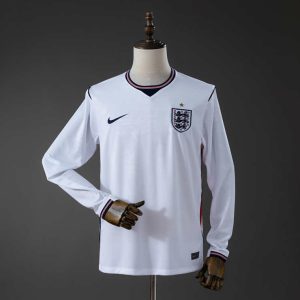 England VM 2026 Hjemmedrakt – Langermet Fotballdrakt for Herre