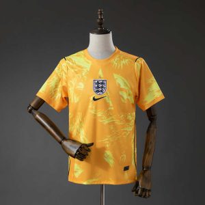 England fotballandslag VM 2026 Målvakt Gul Fotballtrøye Herre