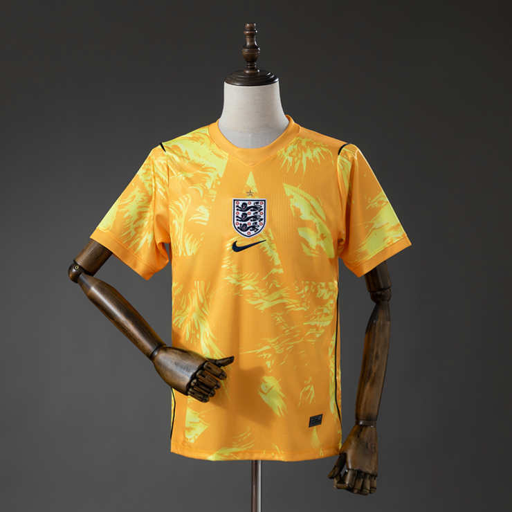 England fotballandslag VM 2026 Målvakt Gul Fotballtrøye Herre