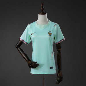 Frankrike VM 2026 Bortedrakt Dame Kortermet Fotballdrakt