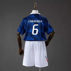 Frankrike VM 2026 Hjemmedrakt Barn Eduardo Camavinga 6 Fotballdraktsett