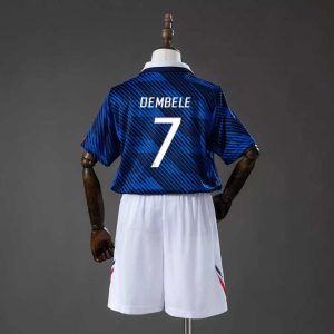 Frankrike VM 2026 Hjemmedrakt Barn Ousmane Dembélé 7 Fotballdraktsett