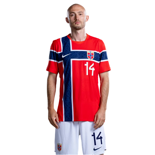 Fredrik Aursnes 14 – Norge VM 2026 Landslag Hjemmedraktsett Herre