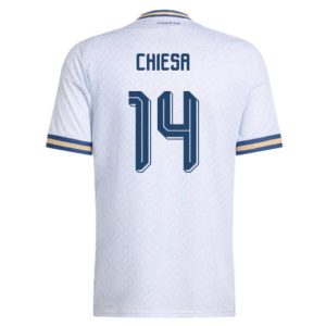 Italia Bortedrakt VM 2026 Herre Federico Chiesa 14 Kortermet Fotballdrakt