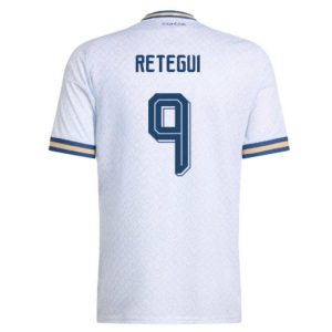 Italia Bortedrakt VM 2026 Herre Mateo Retegui 9 Kortermet Fotballdrakt