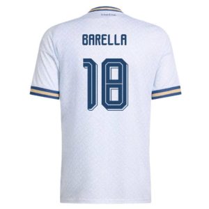 Italia Bortedrakt VM 2026 Herre Nicolò Barella 18 Kortermet Fotballdrakt