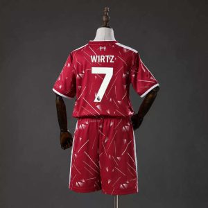 Liverpool Hjemmedrakt 2026/27 Florian Wirtz 7 Barn Fotballdraktsett