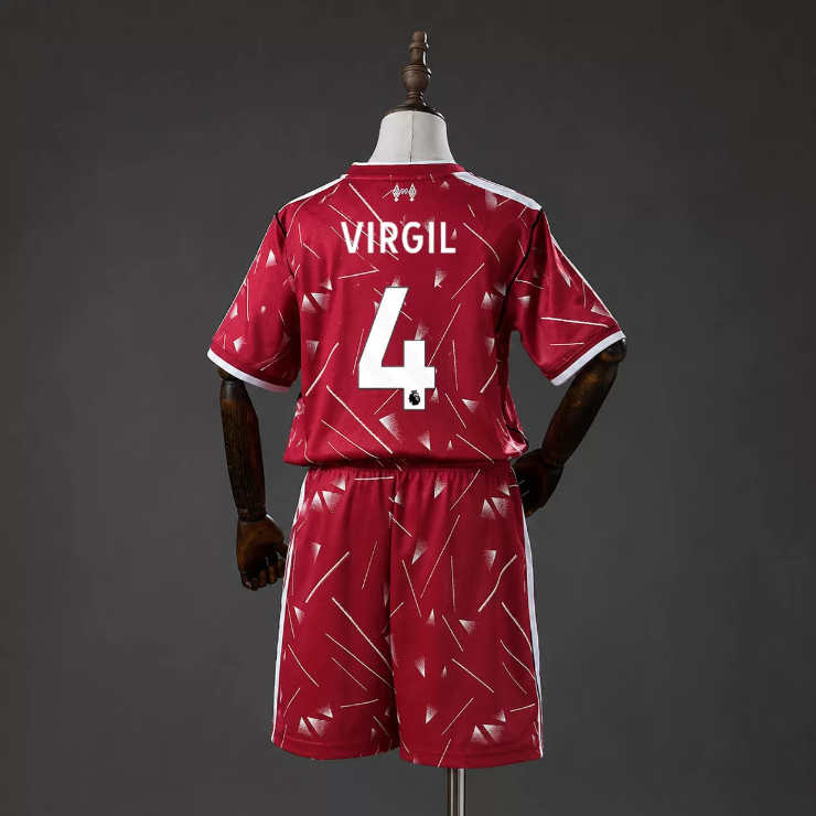 Liverpool Hjemmedrakt 2026/27 Virgil van Dijk 4 Barn Fotballdraktsett