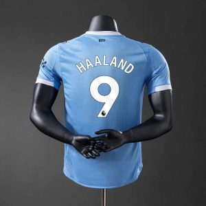 Manchester City 2025/26 Hjemmedrakt Erling Haaland 9 Fotballdrakt Herr