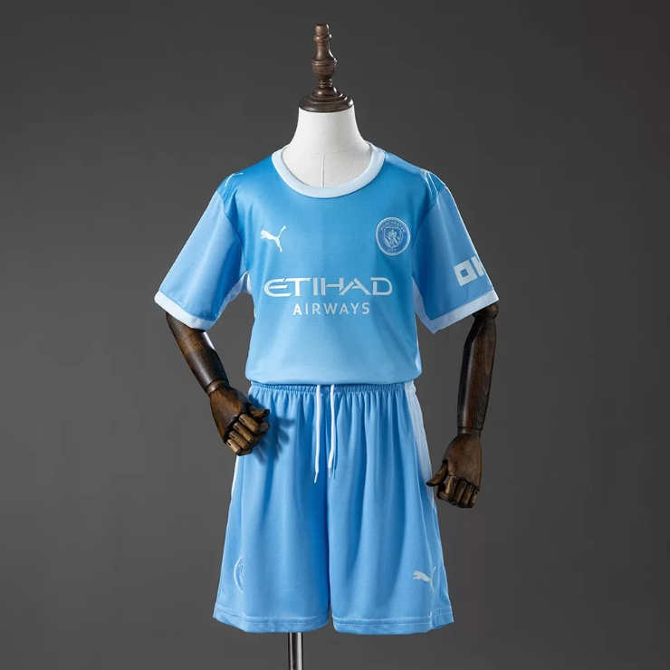 Manchester City 2026/27 Hjemmedrakt Barn Erling Haaland 9 Fotballdrakt Sett