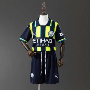 Manchester City Bortedrakt 2024/25 Barn Fotballdraktsett