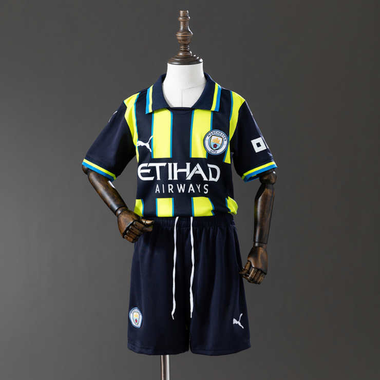 Manchester City Bortedrakt 2024/25 Barn Fotballdraktsett