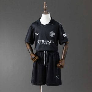Manchester City Bortedrakt 2025/26 Barn Fotballdraktsett