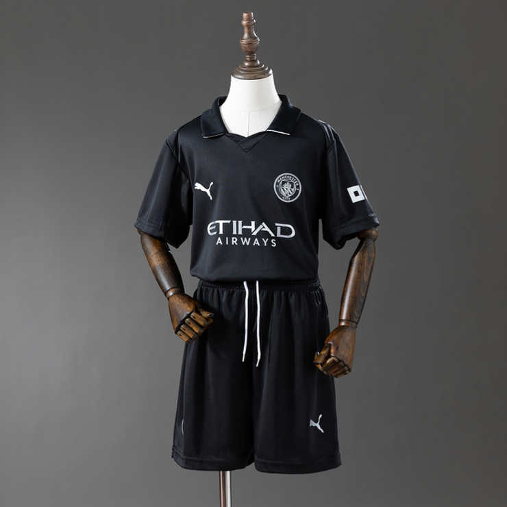 Manchester City Bortedrakt 2025/26 Barn Fotballdraktsett
