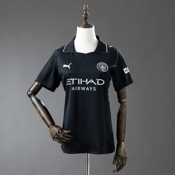 Manchester City Bortedrakt 2025/26 Dame Kortermet Fotballdrakt