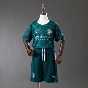 Manchester City Fjerdedrakt 2025/26 Barn Fotballdraktsett