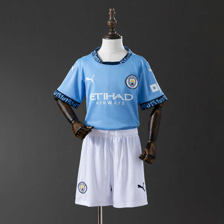 Manchester City Hjemmedrakt 2024/25 Barn Fotballdraktsett