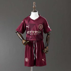 Manchester City Tredjedrakt 2024/25 Barn Fotballdraktsett