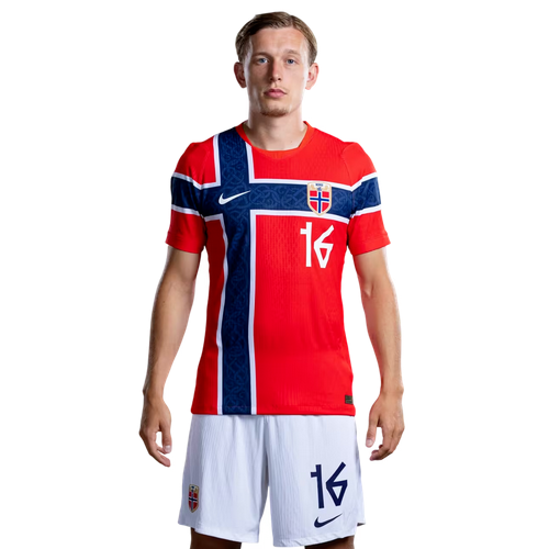 Marcus Holmgren Pedersen 16 – Norge VM 2026 Landslag Hjemmedraktsett Herre