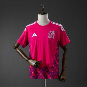 Mexico VM 2026 Hjemmedrakt Keeper Herre Rosa Fotballdrakt