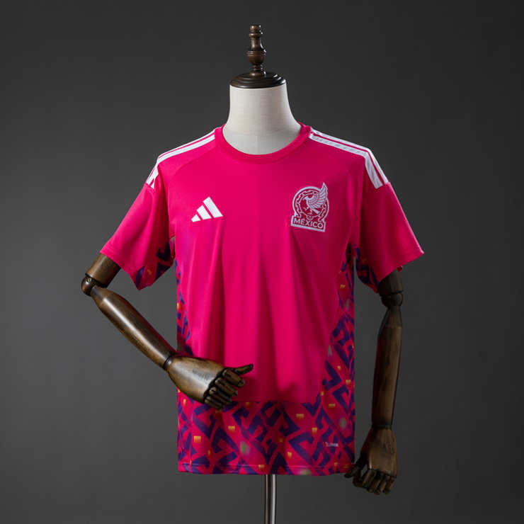 Mexico VM 2026 Hjemmedrakt Keeper Herre Rosa Fotballdrakt