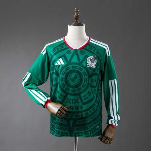 Mexico VM 2026 Hjemmedrakt – Langermet Fotballdrakt for Herre