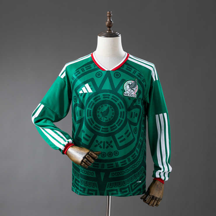 Mexico VM 2026 Hjemmedrakt – Langermet Fotballdrakt for Herre