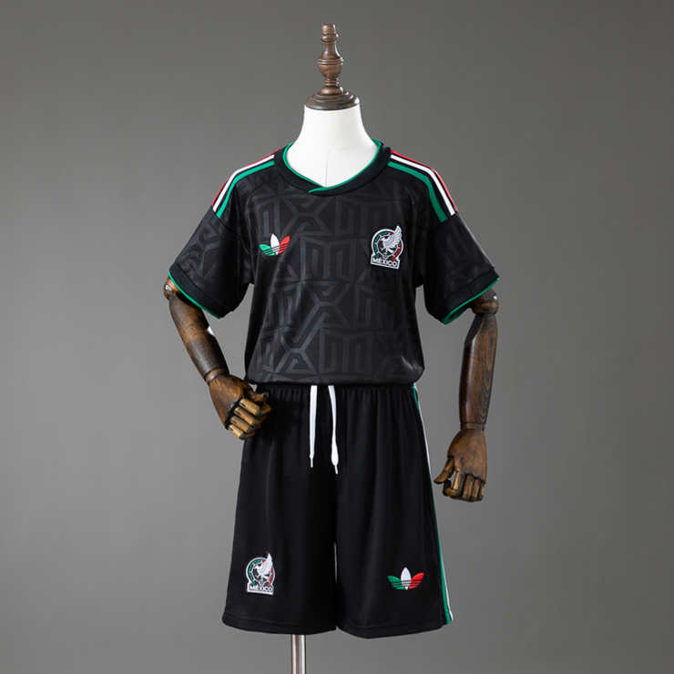 Mexico VM 2026 Tredjedrakt Barn Kortermet Fotballdraktsett