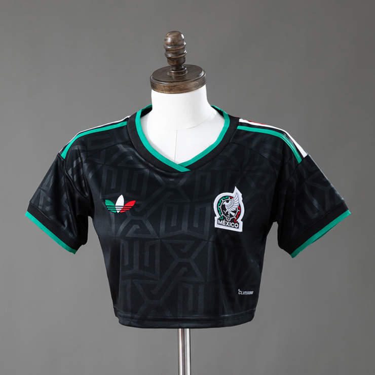 Mexico VM 2026 Tredjedrakt Dame Crop Top Fotballdrakt