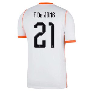 Nederland VM 2026 Bortedrakt Frenkie de Jong 21 Fotballdrakt Herre