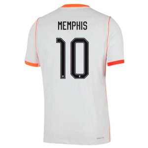 Nederland VM 2026 Bortedrakt Memphis Depay 10 Fotballdrakt Herre