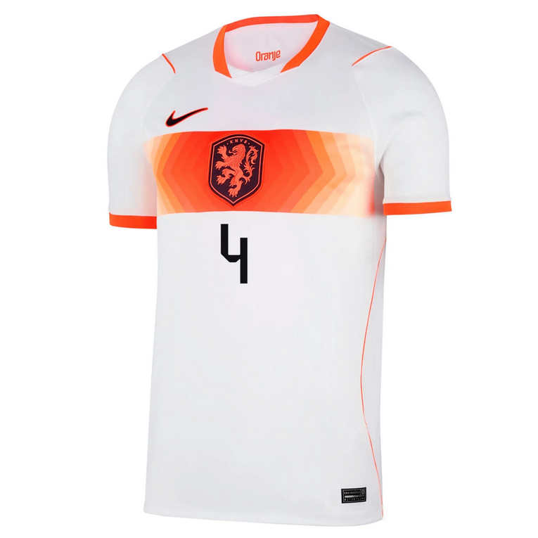 Nederland VM 2026 Bortedrakt Virgil van Dijk 4 Fotballdrakt Herre