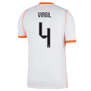 Nederland VM 2026 Bortedrakt Virgil van Dijk 4 Fotballdrakt Herre