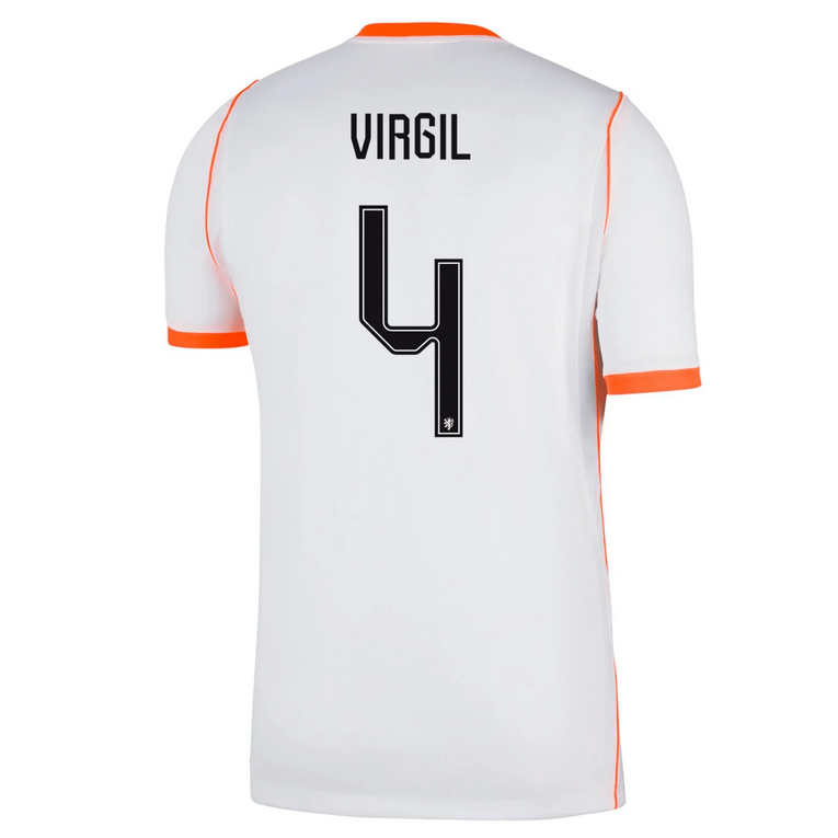 Nederland VM 2026 Bortedrakt Virgil van Dijk 4 Fotballdrakt Herre