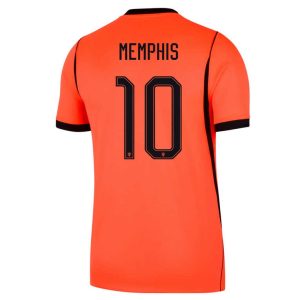 Nederland VM 2026 Hjemmedrakt Memphis Depay 10 Fotballdrakt Herre