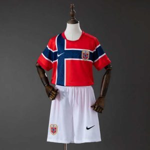 Norge Landslagsdrakt 2026 Hjemmedrakt Rød Barn Fotballdrakt Sett