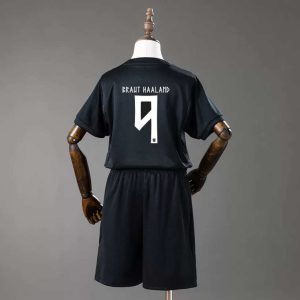 Norge VM 2026 Bortedrakt Barn Erling Haaland 9 Fotballdrakt Sett