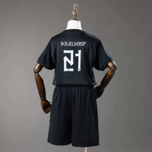 Norge VM 2026 Bortedraktsett Barn Andreas Schjelderup 21 Kortermet Fotballdrakt