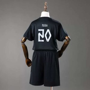 Norge VM 2026 Bortedraktsett Barn Antonio Nusa 20 Kortermet Fotballdrakt