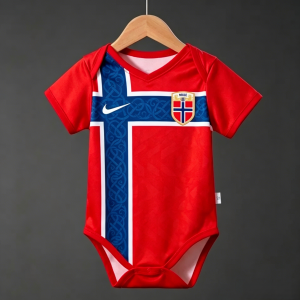 Norge VM 2026 Hjemmedrakt Baby Fotballdrakt
