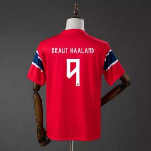 Norge VM 2026 Hjemmedrakt Erling Haaland 9 Fotballdrakt Herre