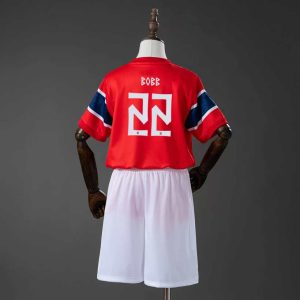 Norge VM 2026 Hjemmedraktsett Barn Oscar Bobb 22 Kortermet Fotballdrakt
