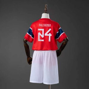 Norge VM 2026 Landslagsdrakt Hjemmedrakt Barn Henrik Falchener 24 Fotballdraktsett