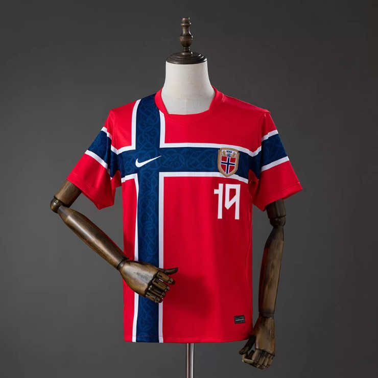 Norge VM 2026 Landslagsdrakt Hjemmedrakt Felix Horn Myhre 19 Fotballdrakt Herre
