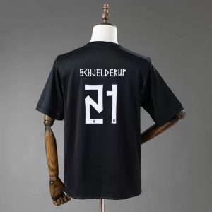 Norge bortedrakt VM 2026 herre Andreas Schjelderup 21 kortermet fotballdrakt